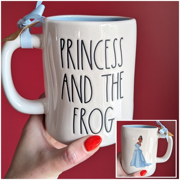 Rae Dunn Other - ❌SOLD❌Rae Dunn PRINCESS AND THE FROG Double Sided Process Tiana Mug